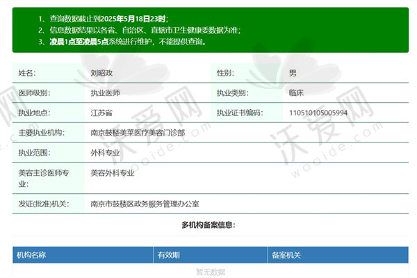 南京美莱刘昭政怎么样