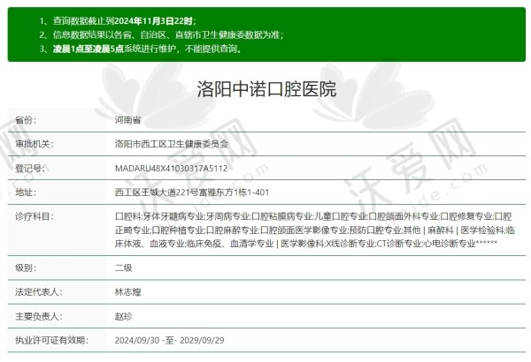 洛阳中诺口腔医院简介